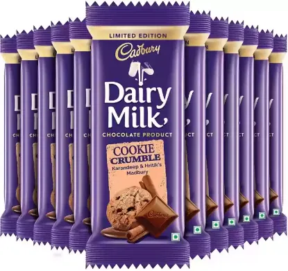 Picture of Cadbury Dairy Milk Cookie Crumble Madbury Chocolate Bar 1pc 36g