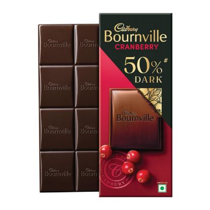 Picture of Cadbury Bournville Cranberry Dark Chocolate Bar, 80g