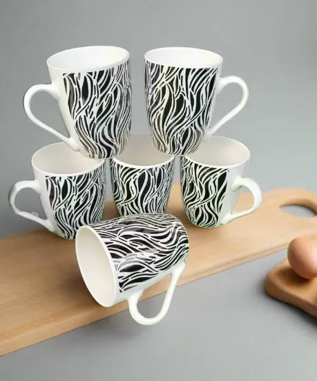 Picture of Mark Ceramic Coffee Mug Goblet 6 Pcs Set