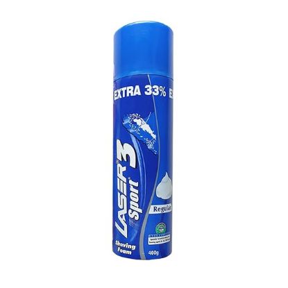 Picture of  Laser 3 Sport Regular Shaving Foam Can 400gm