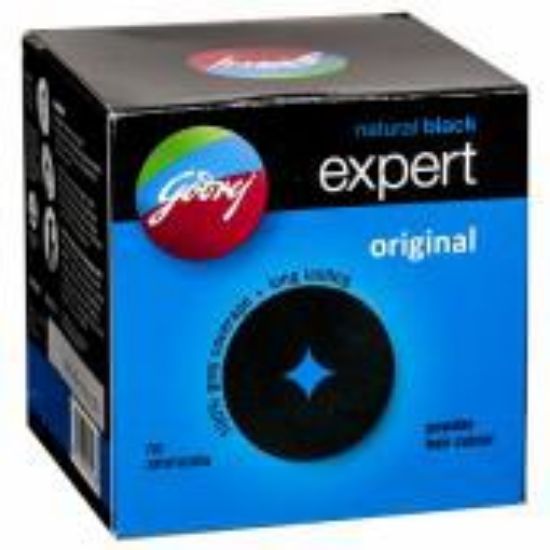 Picture of Godrej Expert Original Natural Black Hair Colour Powder 3g*10N+2N*3g=36gm