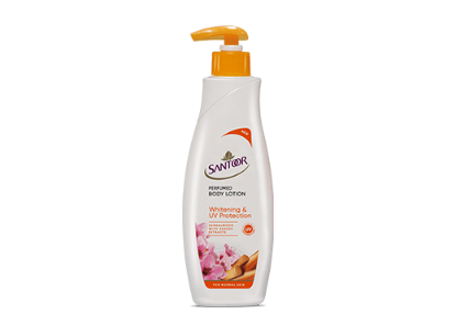 Picture of Santoor Whitening & UV Protection Body Lotion 400ml